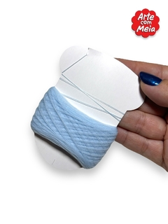 LINHA MAGICA (AZUL BB) ARTE COM MEIA