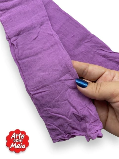 Imagem do MEIA DE SEDA ARTE COM MEIA PURPURA COM 2 UND