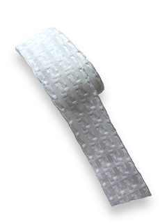 FITA DE RENDA COM RELEVO QUADRICULADO 38MM (02 METROS) - comprar online