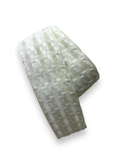 FITA DE RENDA COM RELEVO QUADRICULADO 38MM (02 METROS) - loja online