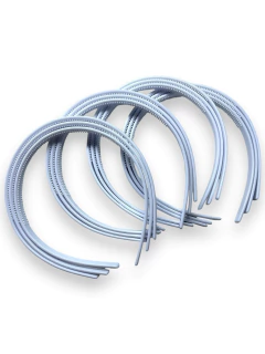 TIARA DE DENTINHO BRANCA RESISTENTE (12 UNIDADES)