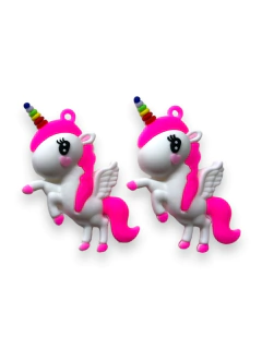 UNICORNIO ROSA PINK PARA CHAVEIRO 7CM (1 UNIDADE)