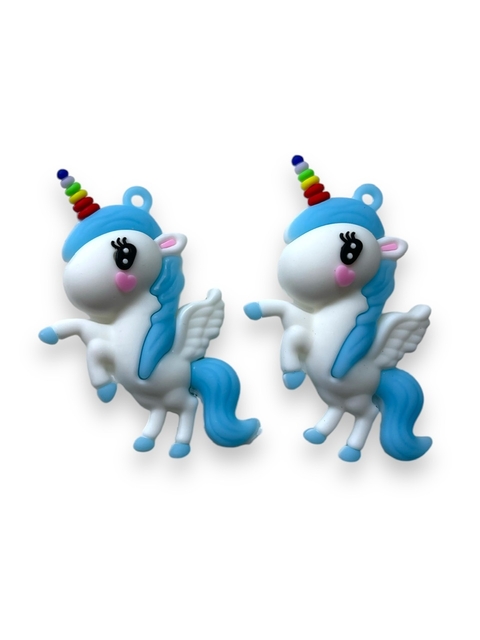 UNICORNIO AZUL BEBE PARA CHAVEIRO 7CM (1 UNIDADE)