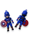CAPITÃO AMERICA PARA CHAVEIRO 7CM (1 UNIDADE)