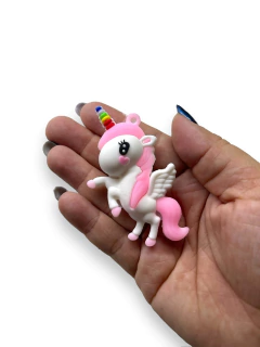 UNICORNIO ROSA BEBE PARA CHAVEIRO 7CM (1 UNIDADE) - comprar online