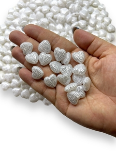 ENTREMEIO CORAÇÃO 15MM SEXTAVADO BRANCO COM 20 GRAMAS - comprar online