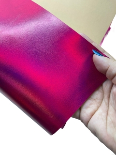 LONITA NAPA METALIZADA HOLOGRAFICA PINK 50X22CM 1 UNIDADE - comprar online
