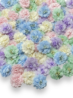 APLIQUE FLOR DE TECIDO BELA 3CM (2 UNIDADES)