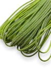 MEIA CANA DE STRASS VERDE MAÇÃ 6MM (1 METRO)
