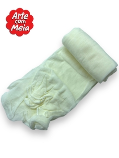 MEIA DE SEDA ARTE COM MEIA CHAMPAGNE PACOTE COM 2 UNIDADES
