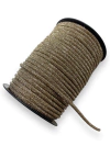 MEIA CANA DE STRASS DOURADO 6MM (1 METRO)