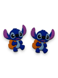 APLIQUE EMBORRACHADO ESCOLAR STITCH COM MOCHILA 3CM (2 UNIDADES) na internet
