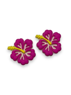 APLIQUE EMBORRACHADO FLOR MOANA PINK 3CM (2 UNIDADES) na internet