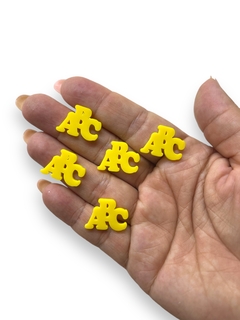 APLIQUE ABC (AMARELO) COM 5 UNIDADES - comprar online