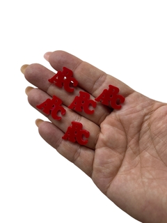APLIQUE ABC (VERMELHO) COM 5 UNIDADES - comprar online