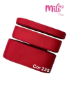 FITA GORGURÃO LISO MILI COR 235 POPPY RED COM 10 METROS - comprar online