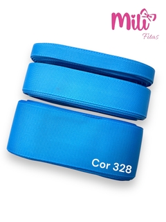 FITA GORGURÃO LISO MILI COR 328 ISLAND BLUE COM 10 METROS - comprar online