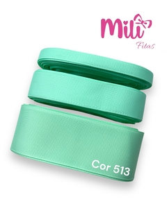 FITA GORGURÃO LISO MILI COR 513 PASTEL GREEN COM 10 METROS - comprar online