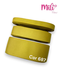 FITA GORGURÃO LISO MILI COR 687 DIJON COM 10 METROS - comprar online