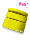 FITA GORGURÃO LISO MILI COR 640 LEMON COM 10 METROS - comprar online