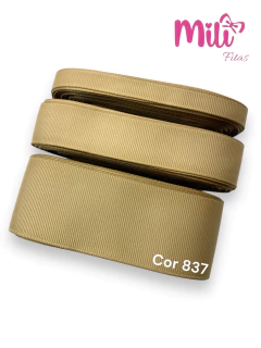 FITA GORGURÃO LISO MILI COR 837 LATTE COM 10 METROS - comprar online