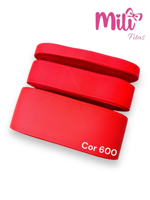FITA GORGURÃO LISO MILI COR 600 NEON ORANGE COM 10 METROS - comprar online