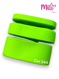 FITA GORGURÃO LISO MILI COR 544 KEY LIME COM 10 METROS - comprar online