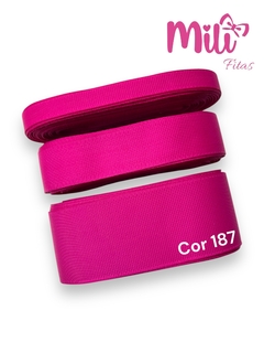 FITA GORGURÃO LISO MILI COR 187 AZALEA COM 10 METROS - comprar online