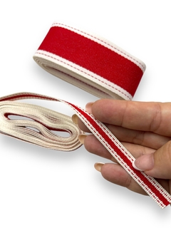 FITA CADARÇO PESPONTADA VERMELHO (3 METROS) na internet