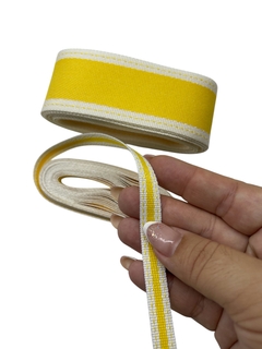 FITA CADARÇO PESPONTADA AMARELO (3 METROS) na internet