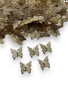 APLIQUE BORBOLETA METAL (10 UNIDADES) - comprar online