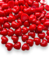 APLIQUE CORAÇÃO VERMELHO 20GRAMAS (APROXIMADAMENTE 17 UNIDADES) - comprar online