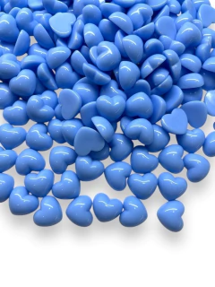 APLIQUE CORAÇÃO AZUL BB 20GRAMAS (APROXIMADAMENTE 17 UNIDADES)