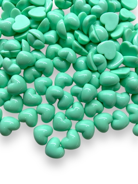 APLIQUE CORAÇÃO TIFFANY 20GRAMAS (APROXIMADAMENTE 17 UNIDADES)