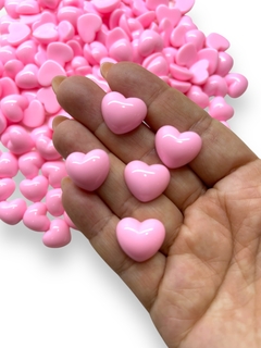 APLIQUE CORAÇÃO ROSA BB 20GRAMAS (APROXIMADAMENTE 17 UNIDADES) na internet