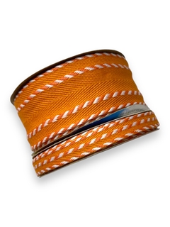 FITA SINIMBU LARANJA DETALHE 3D ROLO COM 10 METROS - comprar online