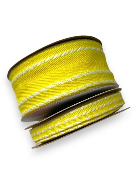 FITA SINIMBU AMARELO DETALHE 3D ROLO COM 10 METROS