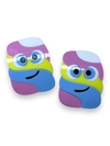 APLIQUE ACRILICO FINI MARSHMALLOW CURVADA 8CM (2 UNIDADES)