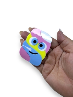 APLIQUE ACRILICO FINI MARSHMALLOW CURVADA 8CM (2 UNIDADES) na internet
