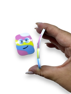 APLIQUE ACRILICO FINI MARSHMALLOW CURVADA 8CM (2 UNIDADES) - Sonhos da Lorena