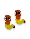 APLIQUE ACRILICO FINI MINHOCA 4CM (2 UNIDADES) - comprar online