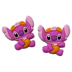 APLIQUE EMBORRACHADO ANGEL STITCH FLORAL 3CM (2 UNIDADES) - comprar online
