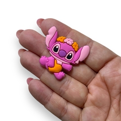 APLIQUE EMBORRACHADO ANGEL STITCH FLORAL 3CM (2 UNIDADES) na internet
