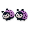 APLIQUE EMBORRACHADO JOANINHA ROSA 3CM (2 UNIDADES) - comprar online