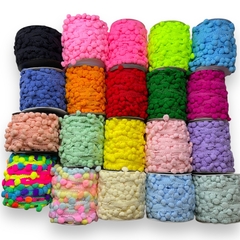 CORDÃO POMPOM 20MM PARA ACABAMENTO (2 METROS) - comprar online