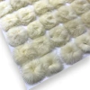 POMPONS ACHATADINHOS DE PELUCIA 4,5CM OFF WHITE 2 UNIDADES - comprar online