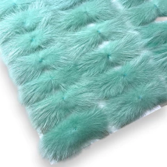 APLIQUE DE PELINHO RETANGULAR KIT COM 02 UNIDADES TIFFANY (BIGODE) TAMANHO 7CM - comprar online