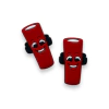 APLIQUE EMBORRACHADO TUBETES VERMELHO FINI (2 UNIDADES) - comprar online