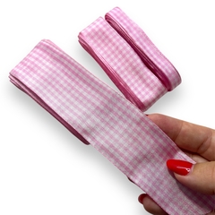 FITA DECORATIVA XADREZ ROSA CLARO AO36 (5 METROS) na internet