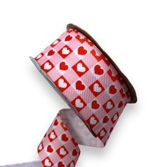 FITA SINIMBU XADREZ CORAÇÃO 38MM (10 METROS) - comprar online